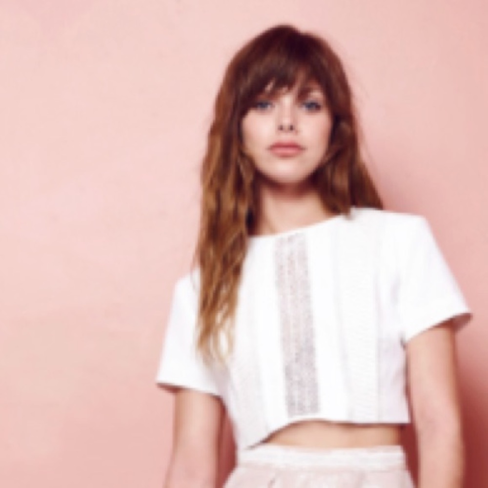 Stylestalker Night Rider Crop Top Blanc White Ivor